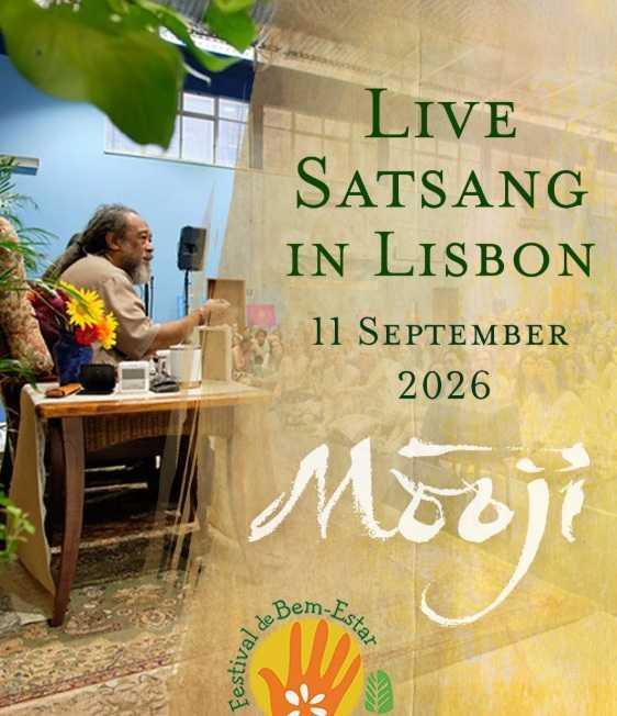 Mooji Satsang: The Festival de Bem-Estar, The Wellness Festival 📍Lisbon▶️ 10 euros