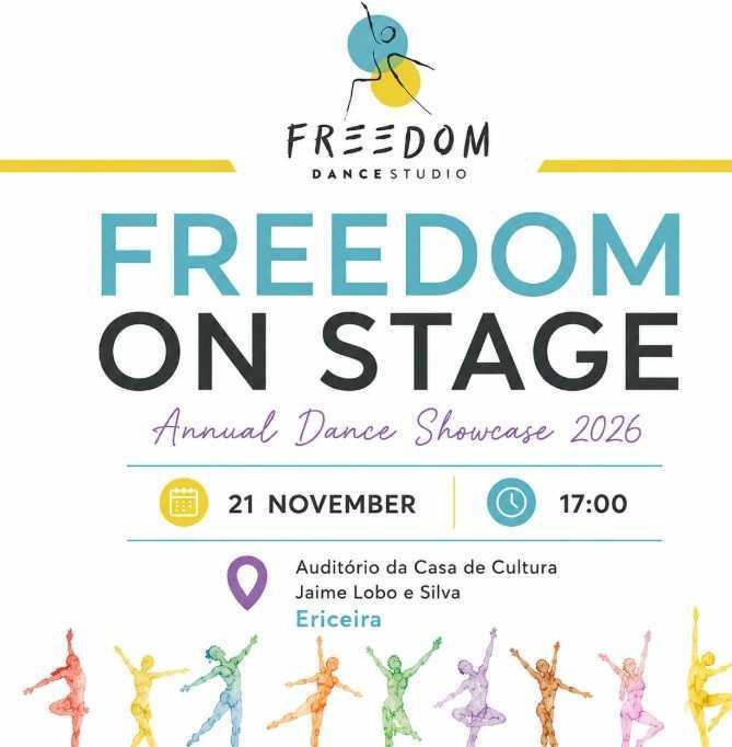 FREEDOM ON STAGE Annual Dance Showcase 2026 📍Casa de Cultura Ericeira FREEDOM ON STAGE Annual Dance Showcase 2026 📍Casa de Cultura Ericeira