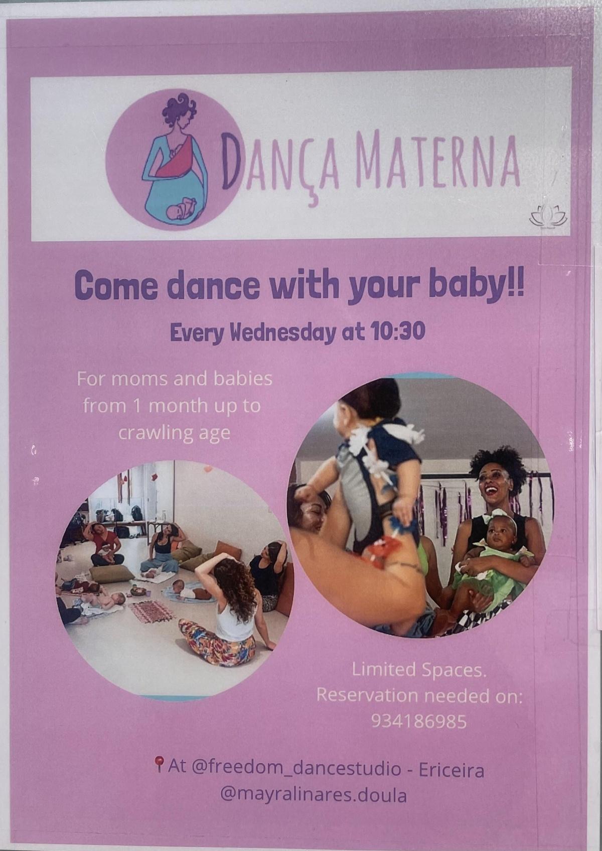 A Dança Materna - Dancing with babies 📍Freedom dance studio, Ericeira A Dança Materna - Dancing with babies 📍Freedom dance studio, Ericeira