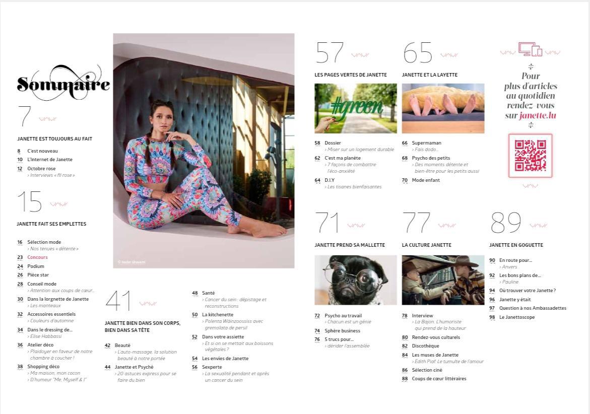 Yoga fashion by Creative Academy in Janette Magazine