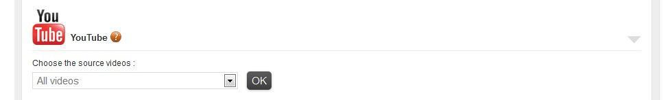 You've entered your YouTube channel's name. GoodBarber recognizes it and suggests  You've entered your YouTube channel's name. GoodBarber recognizes it and suggests