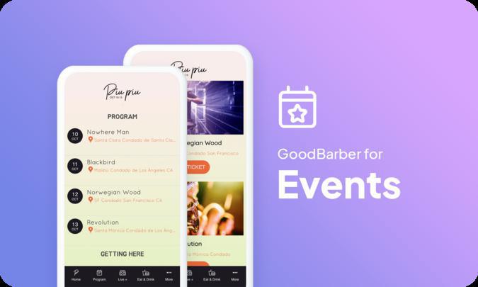 How to create an app for an event