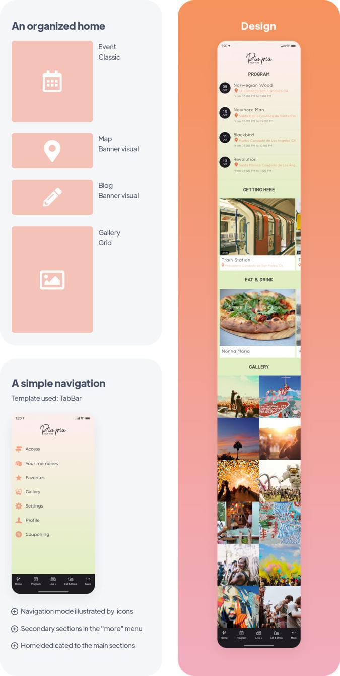 How to create an app for an event