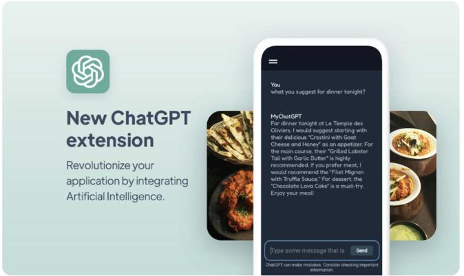 ChatGPT : The extension that revolutionizes your application with artificial intelligence