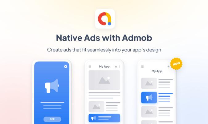 Integrate native ads on the home page of your app via AdMob