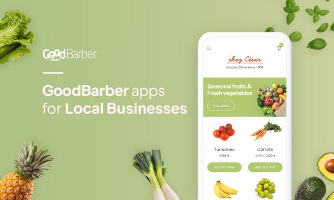 GoodBarber apps for local businesses