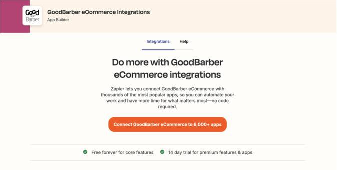 Connect Expedy Print to GoodBarber eCommerce via Zapier