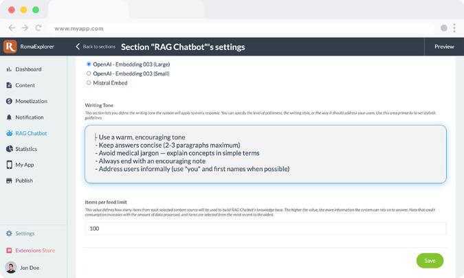 Best practices to set up your RAG Chatbot using GoodBarber