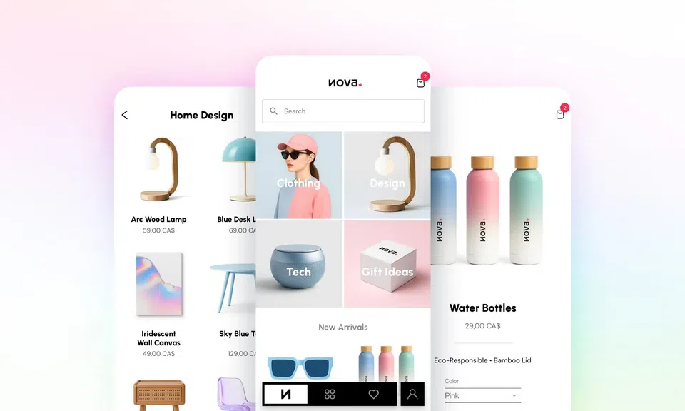 Build a Beautiful eCommerce App Faster with GoodBarber Themes Build a Beautiful eCommerce App Faster with GoodBarber Themes