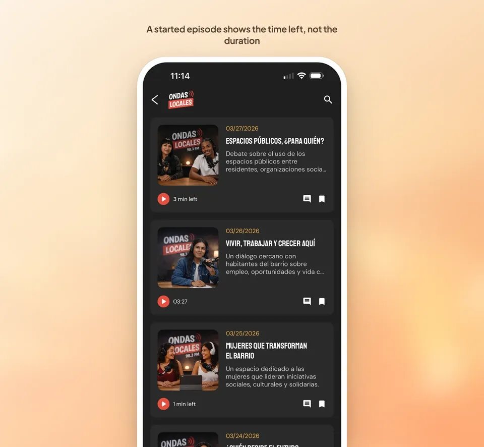 Podcast player, the controls your listeners expect