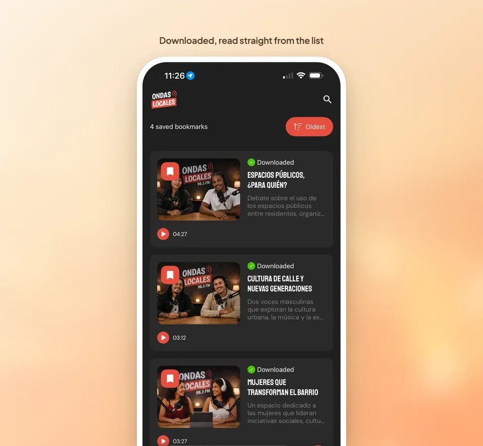 Podcast player, the controls your listeners expect Podcast player, the controls your listeners expect