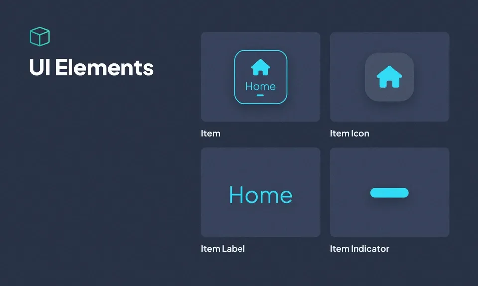 Item: the element that shapes every tab in your app