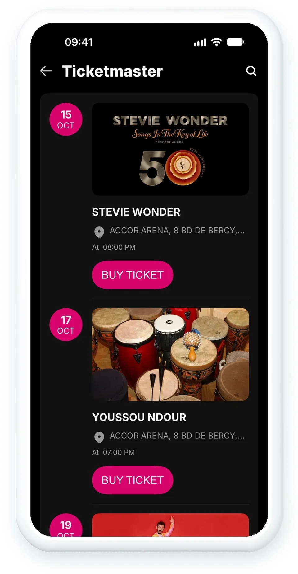 Your Ticketmaster events now fill your app's calendar on their own Your Ticketmaster events now fill your app's calendar on their own