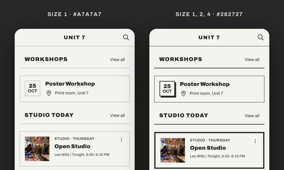 How do I set borders in my app?