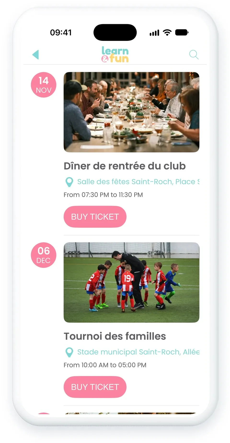 Your HelloAsso events, memberships and donations now show up in your app