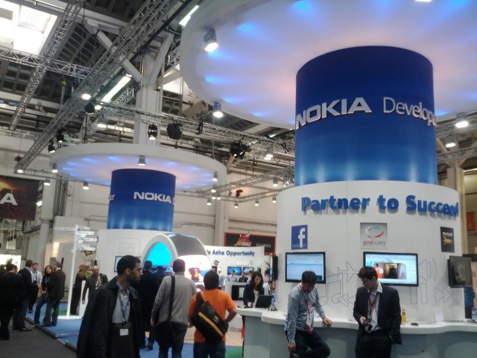 The Nokia booth, Hall 7 (AppPlanet) The Nokia booth, Hall 7 (AppPlanet)