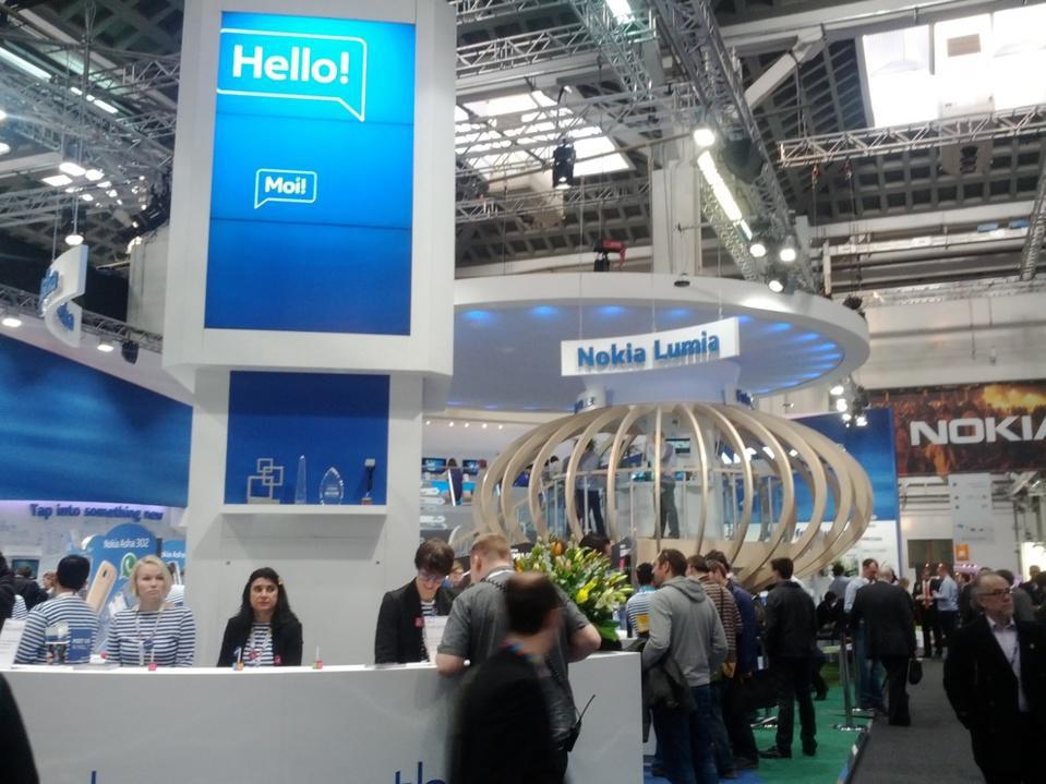 The Nokia booth, Hall 7 (AppPlanet) The Nokia booth, Hall 7 (AppPlanet)