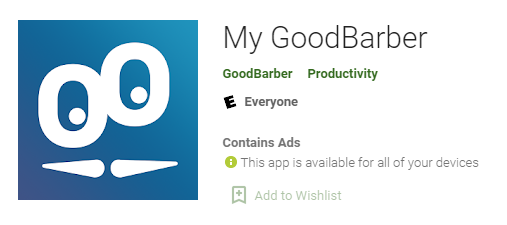 Testing android apps with My GoodBarber