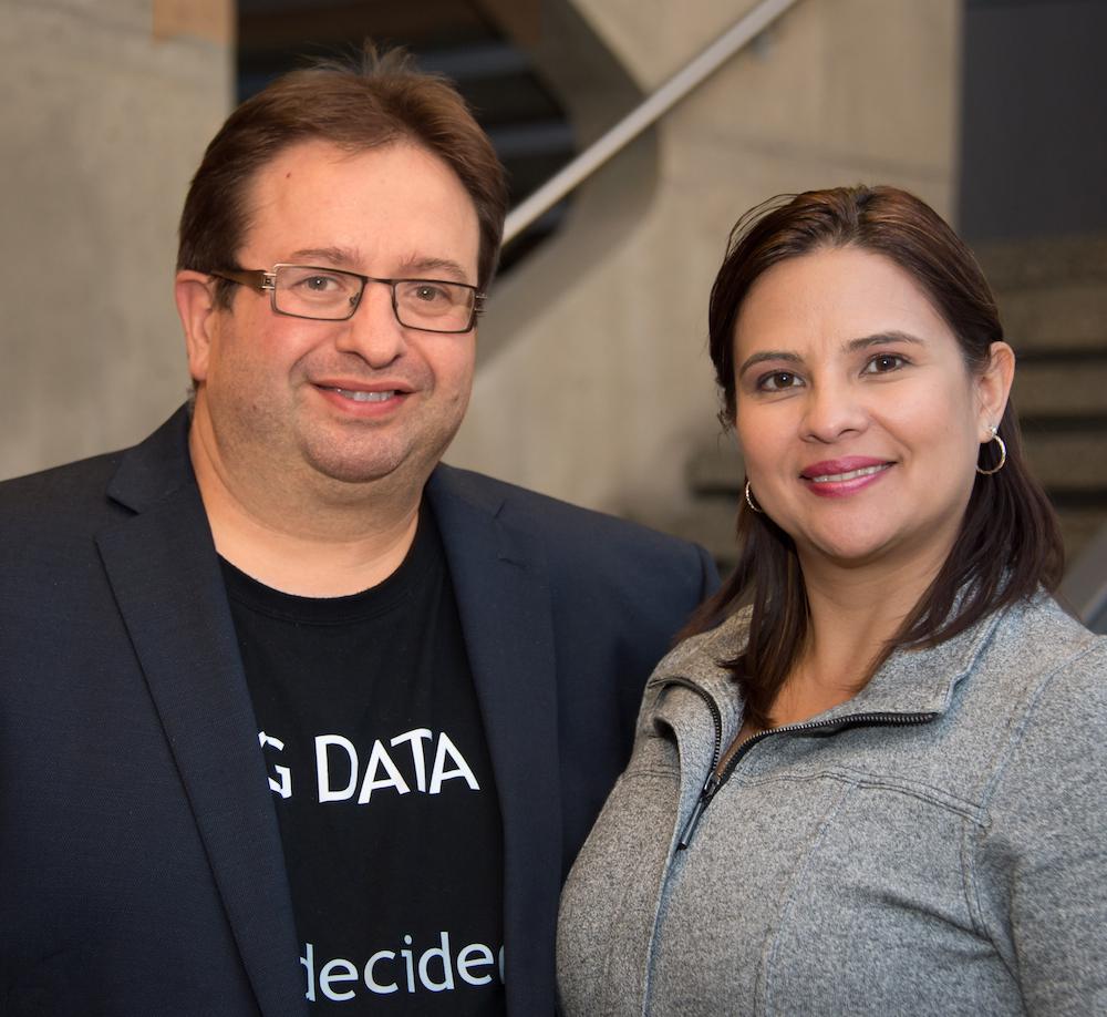 Philippe Nieuwbourg and Melva Hernandez, editors of Decideo