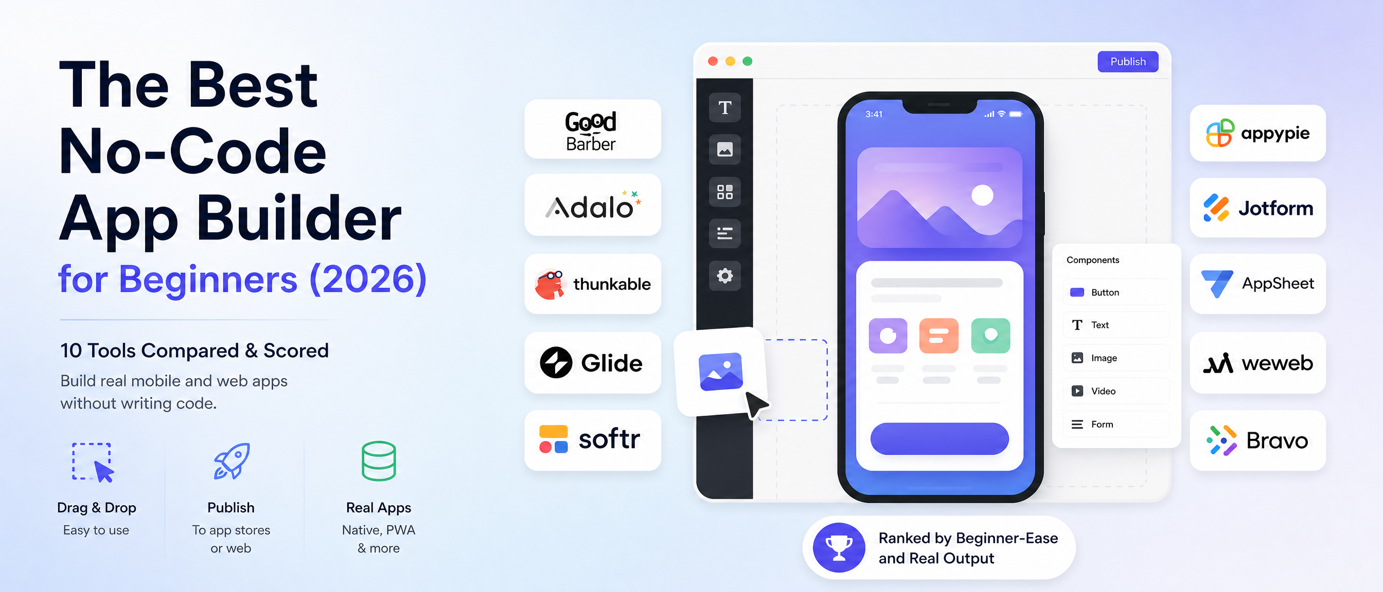 Best No-Code App Builders for beginners