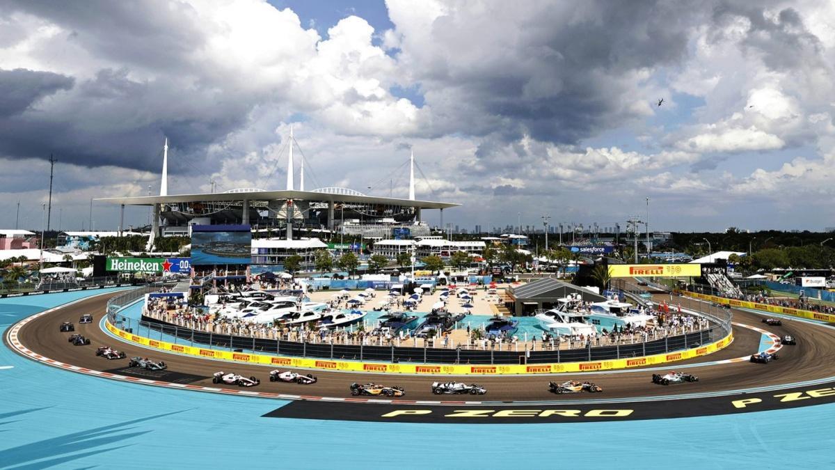 Weather report for the Miami GP