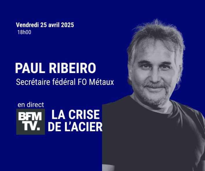 FO métaux sur BFM le 25 avril 25 à 18h