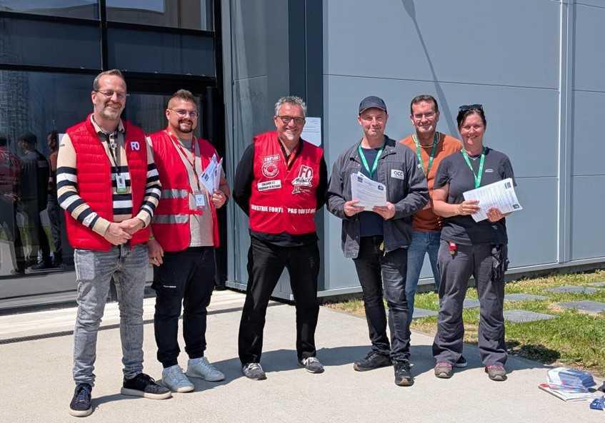 Distribution tracts à Nersac ce jour Distribution tracts à Nersac ce jour