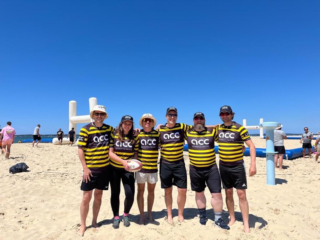 Beach Rugby notre équipe ACC