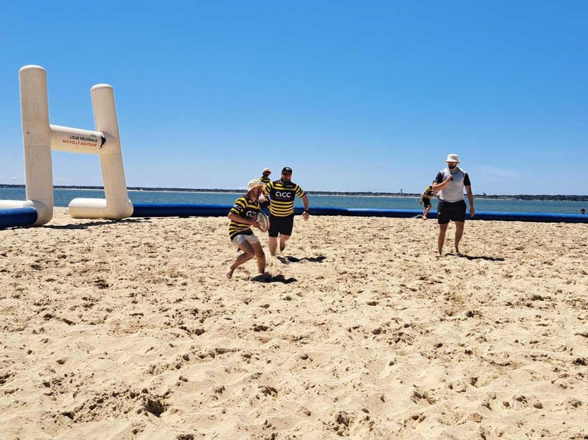Beach Rugby notre équipe ACC