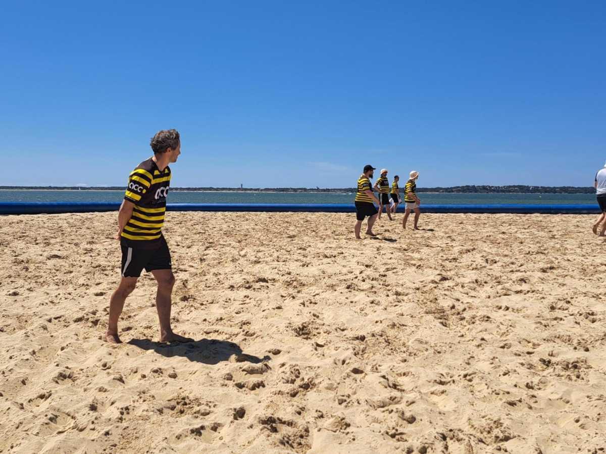Beach Rugby notre équipe ACC