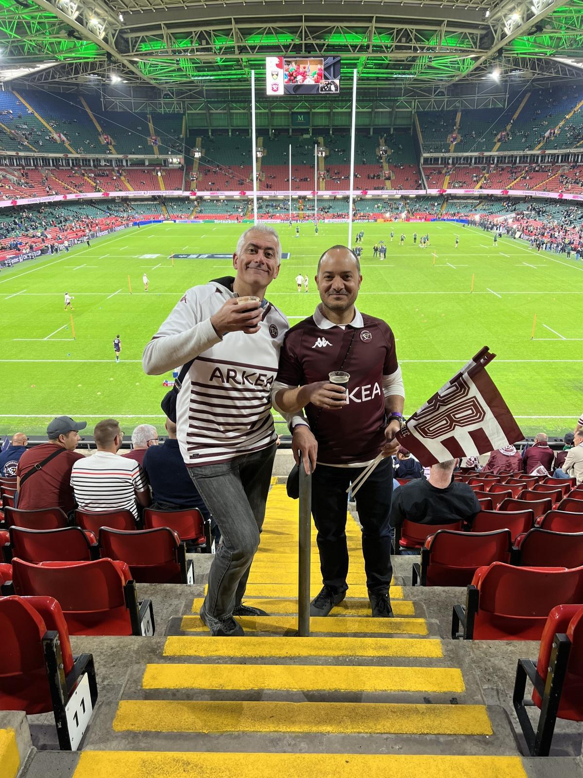 Nos Supporters de l'UBB étaient à Cardiff!