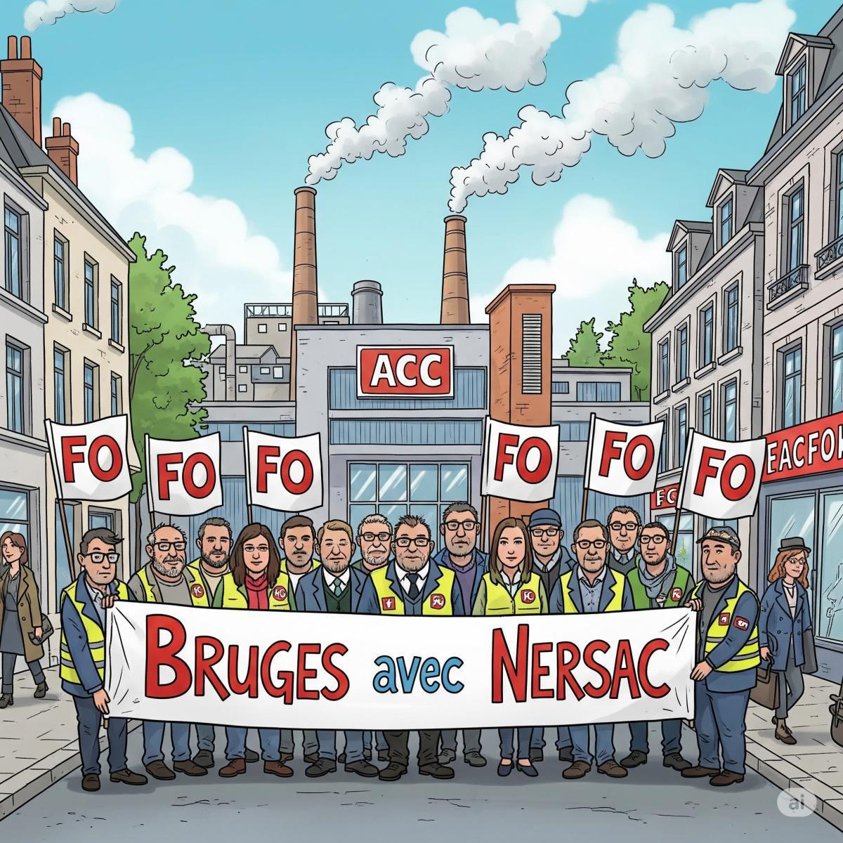 Une délégation de FO Bruges sera présente ce 9 juillet à Nersac.