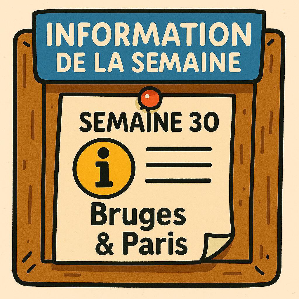 Information de la S30 à Bruges et BBD