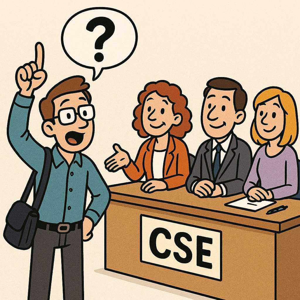 Poser vos questions pour les réunions de CSE Bruges & Paris