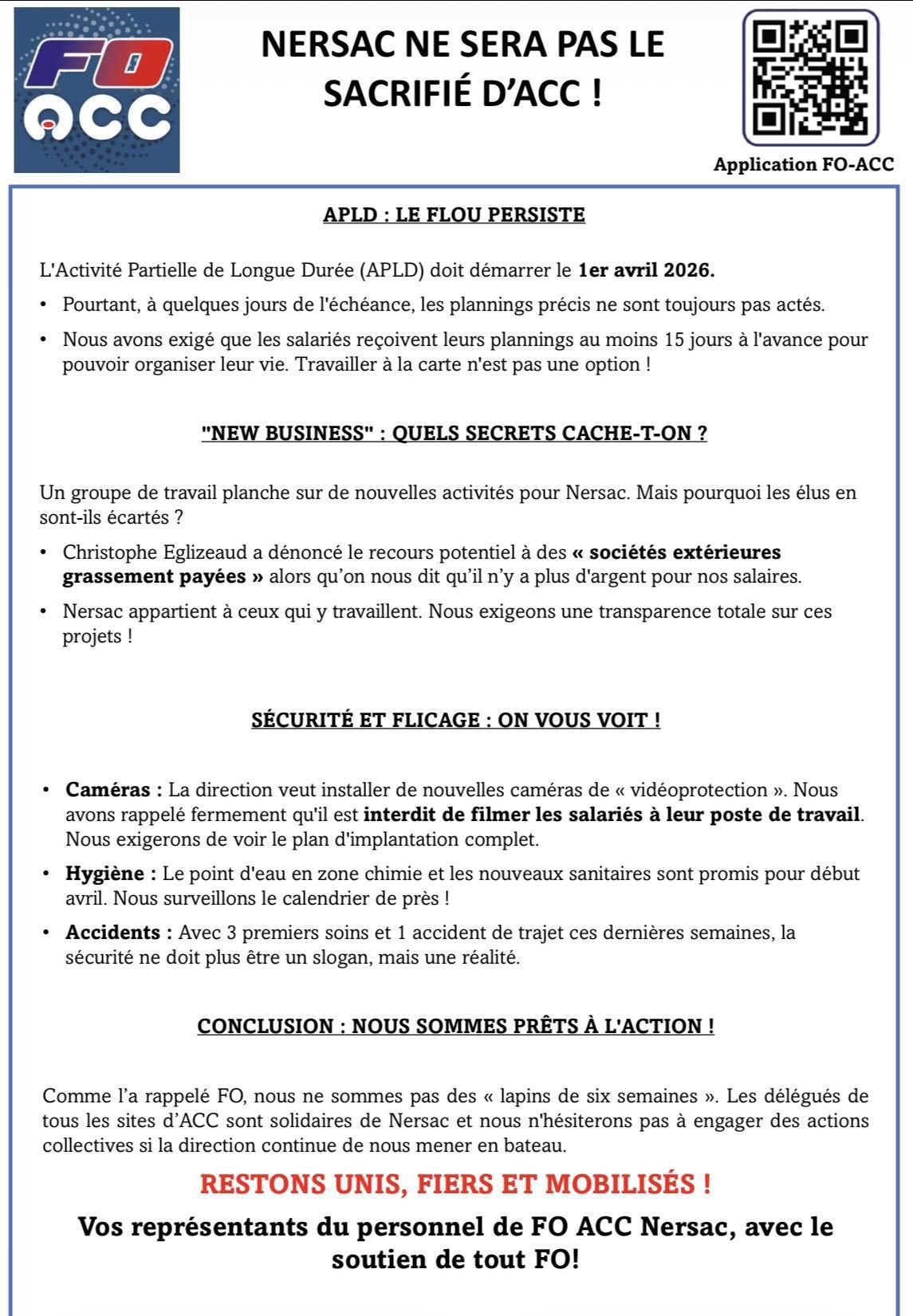 Nersac Sacrifié.... ?