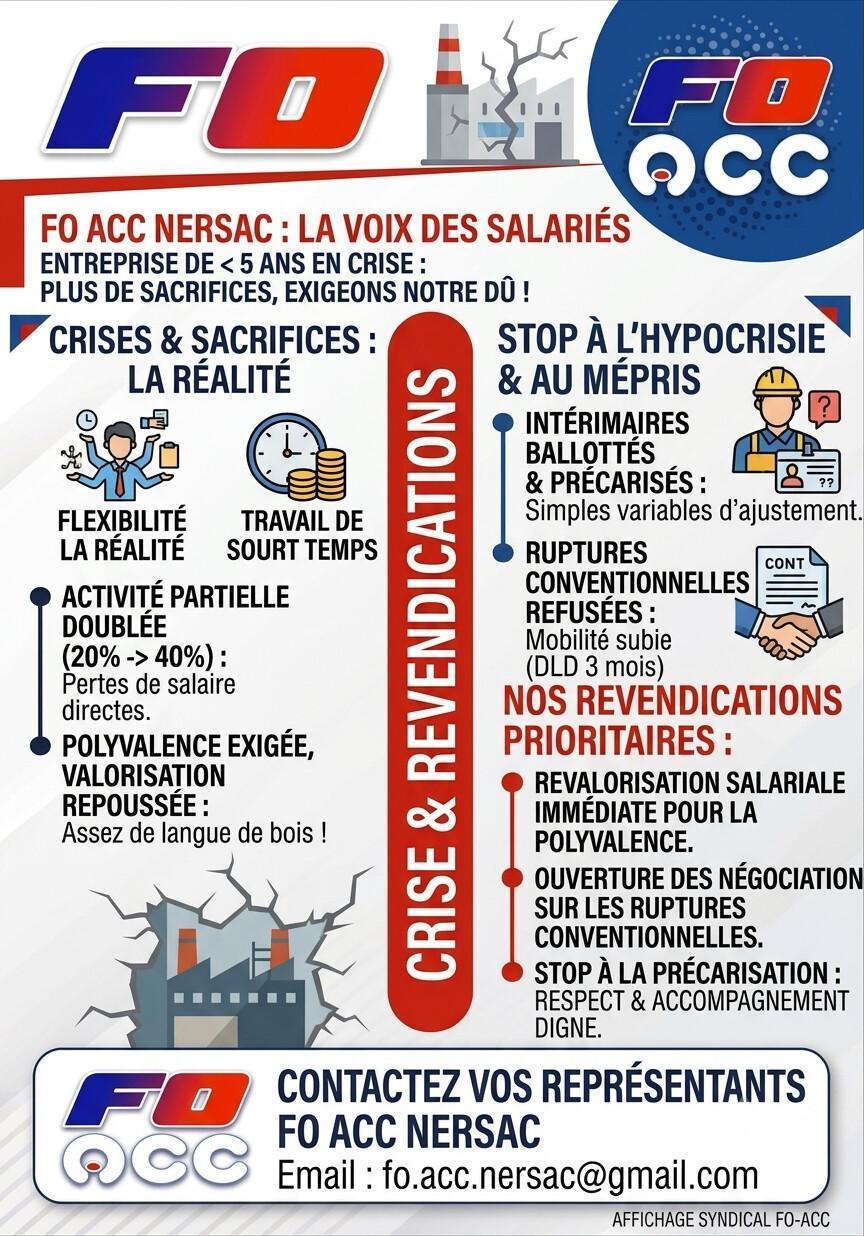 ACC stop aux sacrifices !