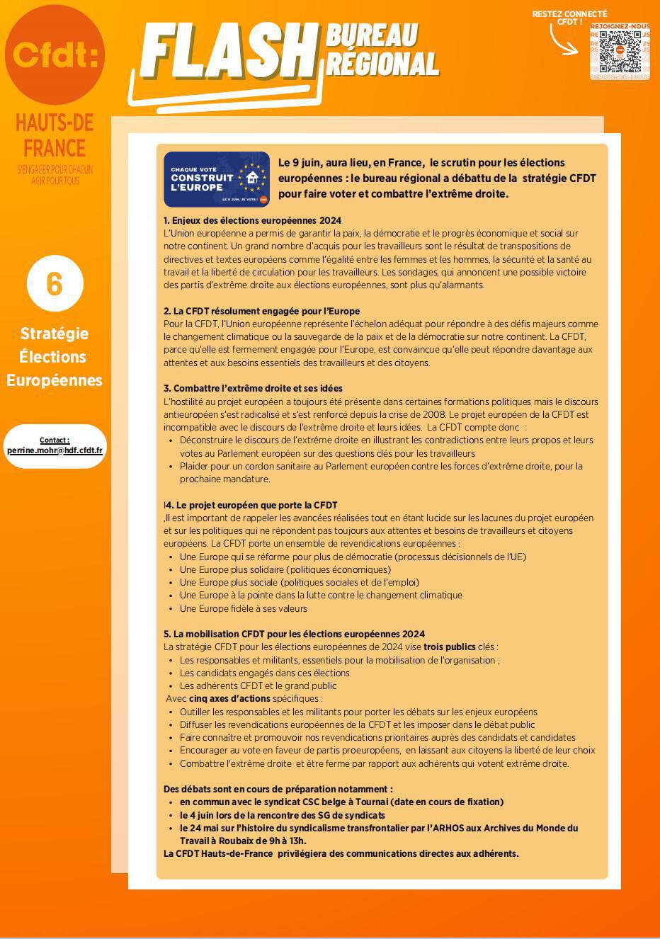 Flash Bureau Régional N°2 - Février 2024