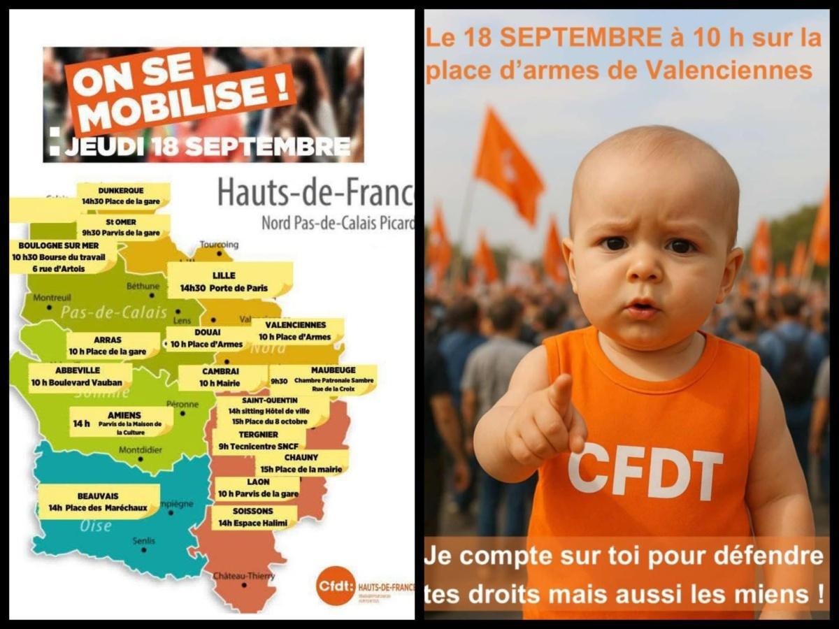Jeudi 18 septembre : on se mobilise !