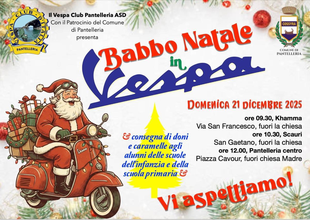 “Babbo Natale in Vespa” (dalle ore 9.30) “Babbo Natale in Vespa” (dalle ore 9.30)