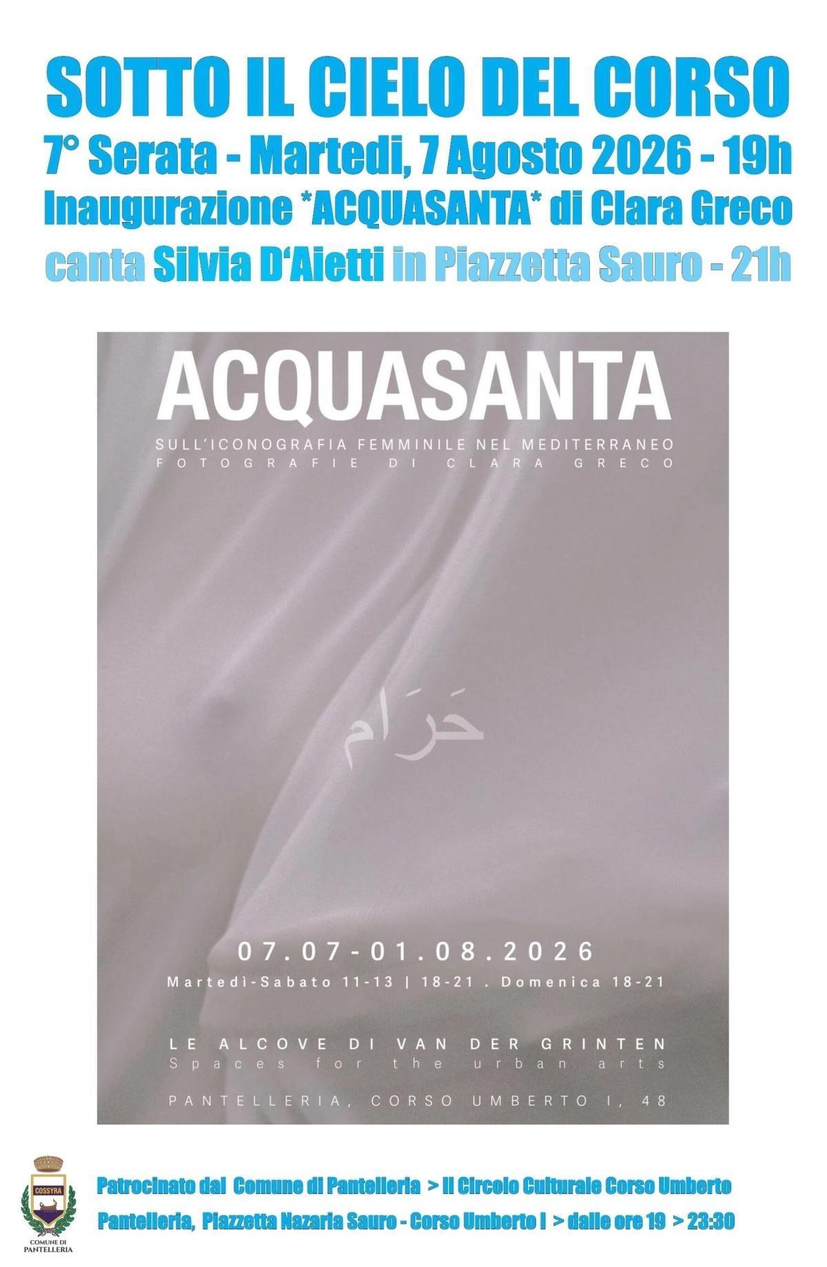 ACQUASANTA - fotografie di Clara Greco "Sotto il Cielo del Corso" - 7° Serata