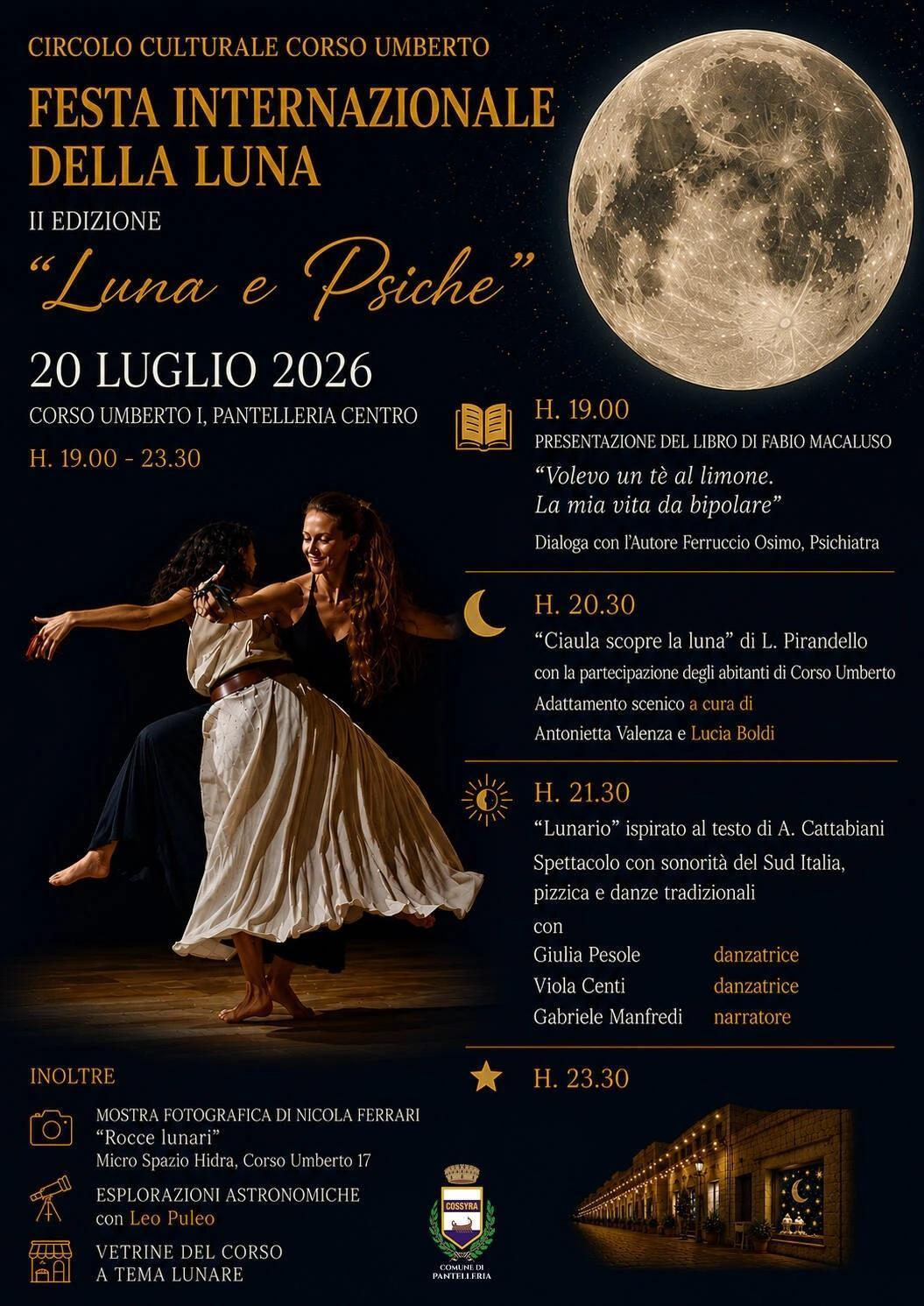 Festa della Luna 2026 - "Luna e Psiche" (start h. 19:00)