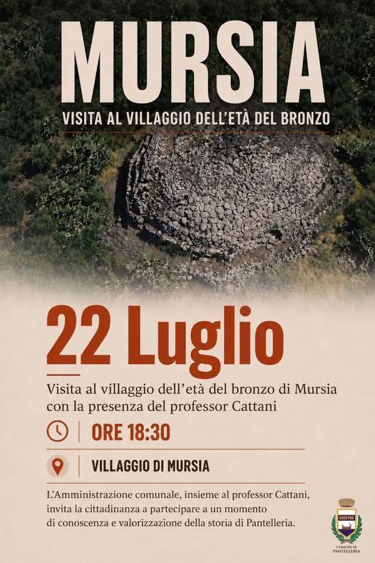 Mursia - Visita al Villaggio dell'età del bronzo (inizio ore 18:30)