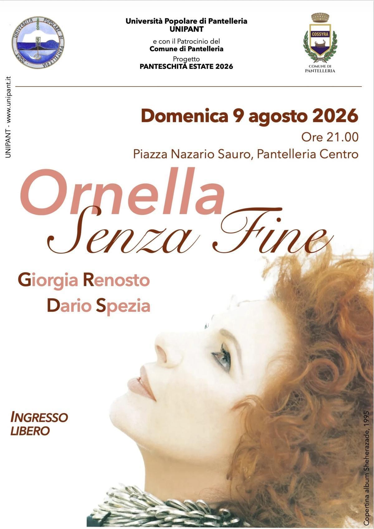 Ornella Senza Fine (start h. 21:00) Ornella Senza Fine (start h. 21:00)
