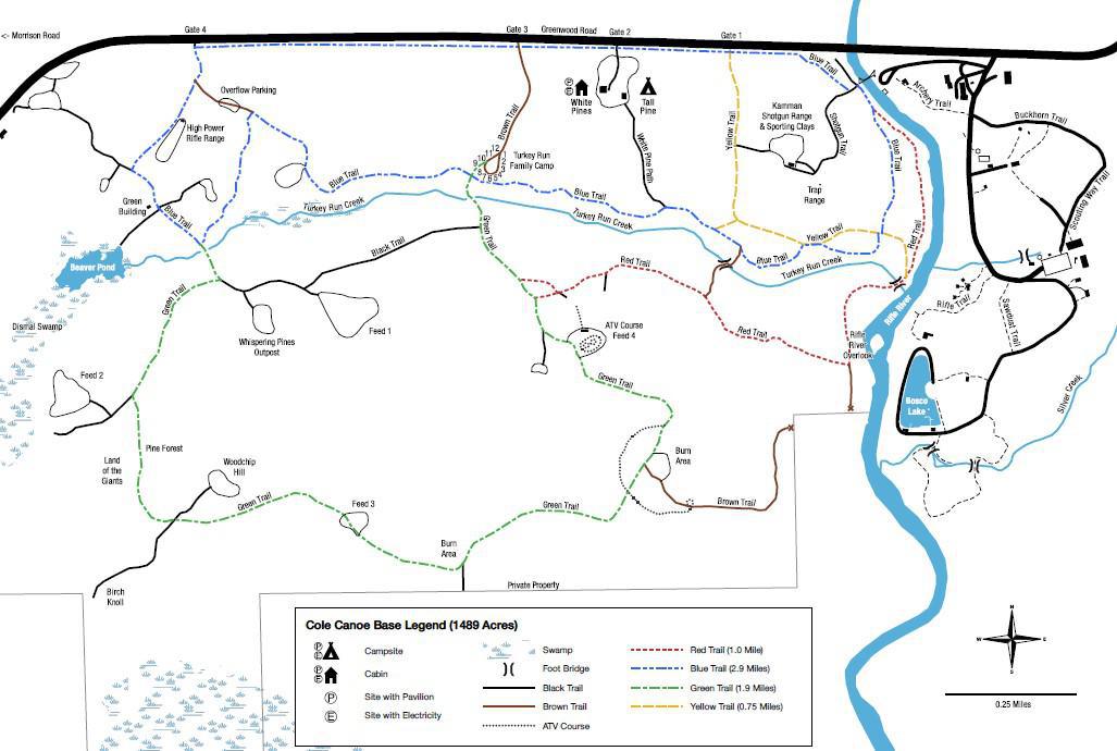 Cole west trail map