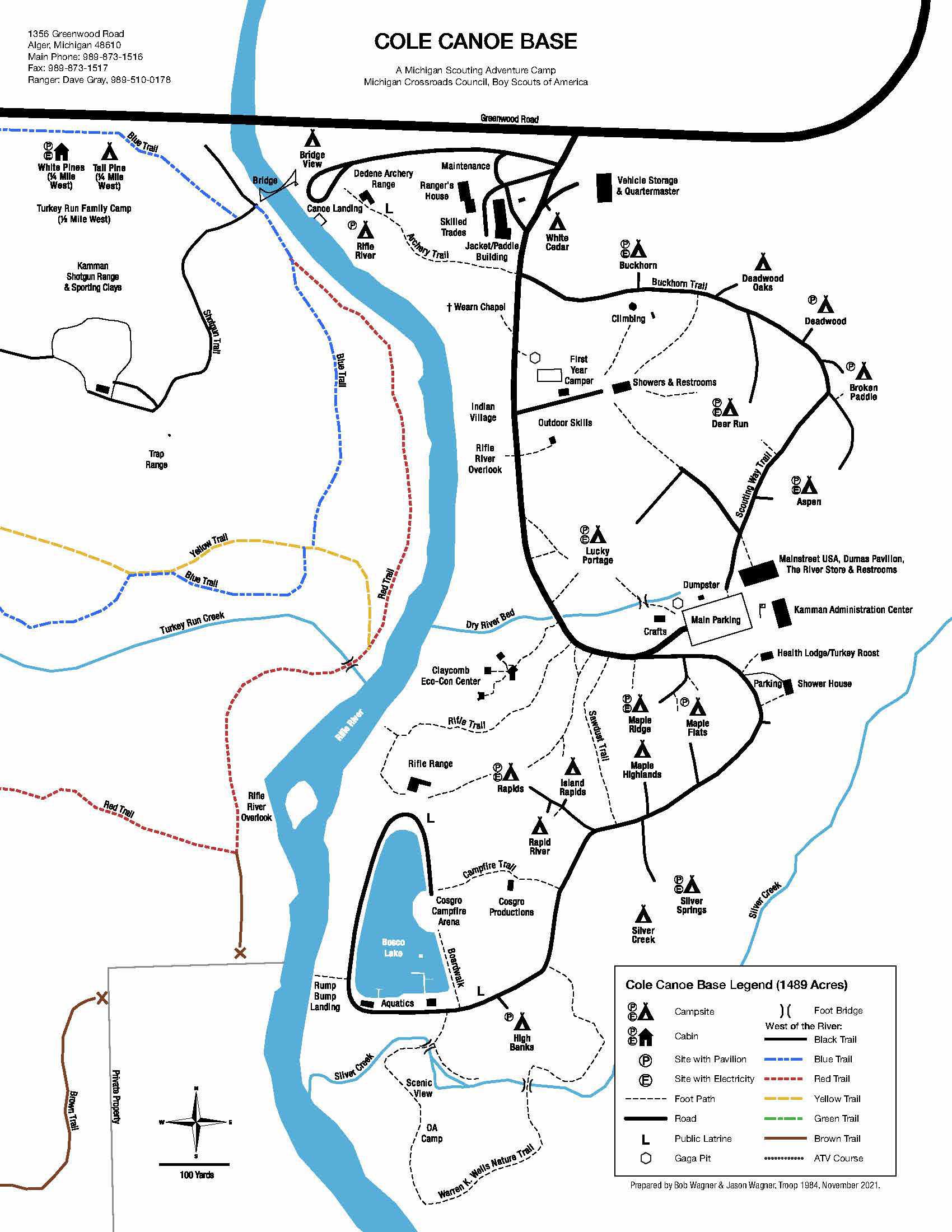 Cole Canoe Base Map