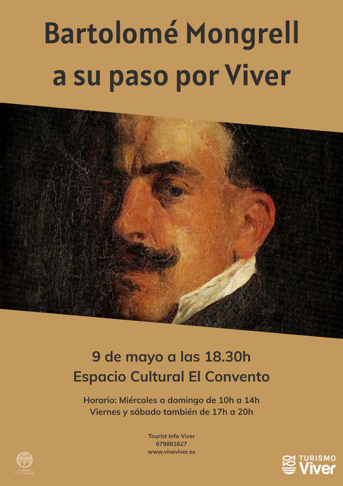 El pintor Bartolomé Mongrell Muñoz a su paso por Viver