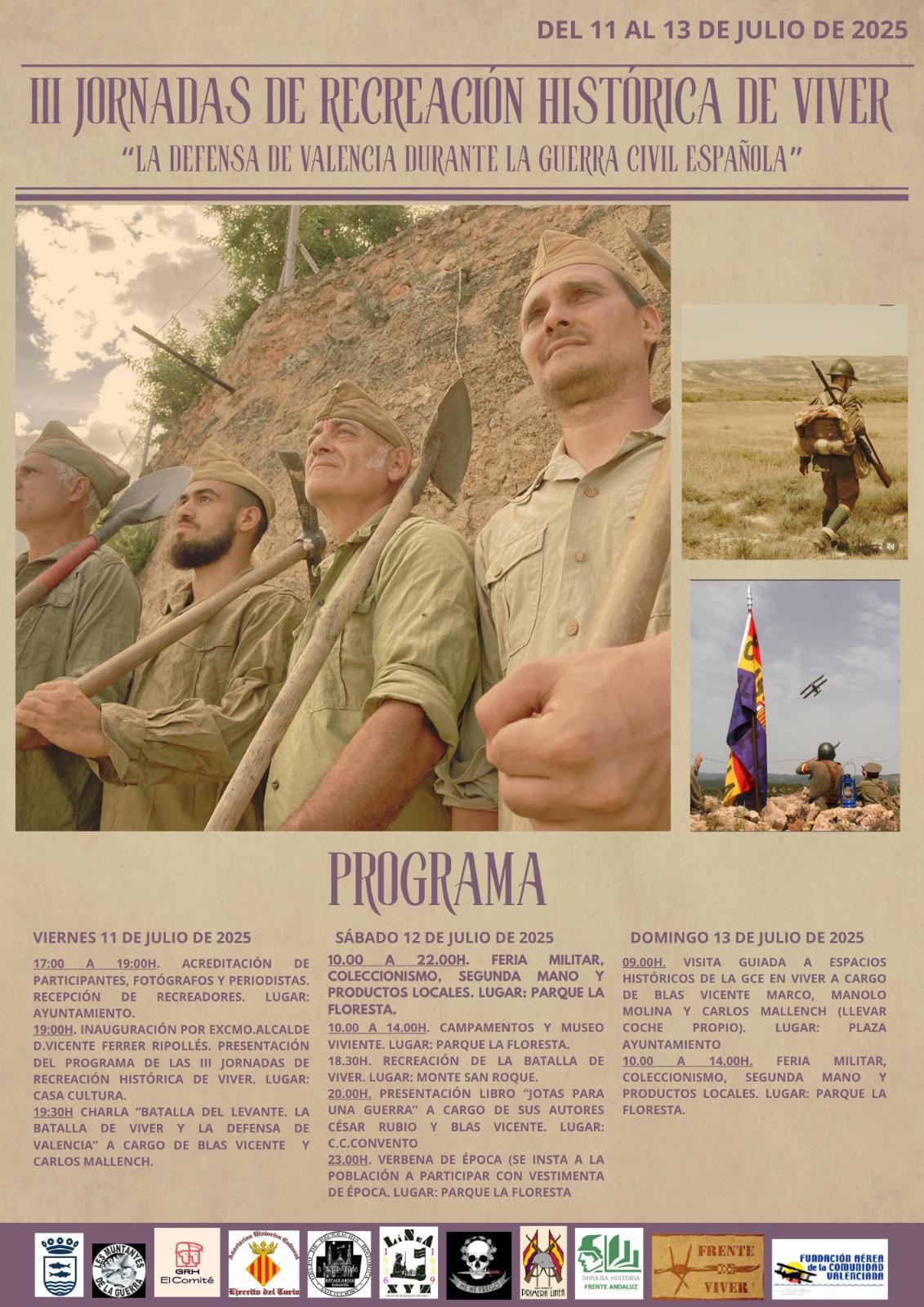 III JORNADAS DE RECREACIÓN HISTÓRICA DE VIVER III JORNADAS DE RECREACIÓN HISTÓRICA DE VIVER