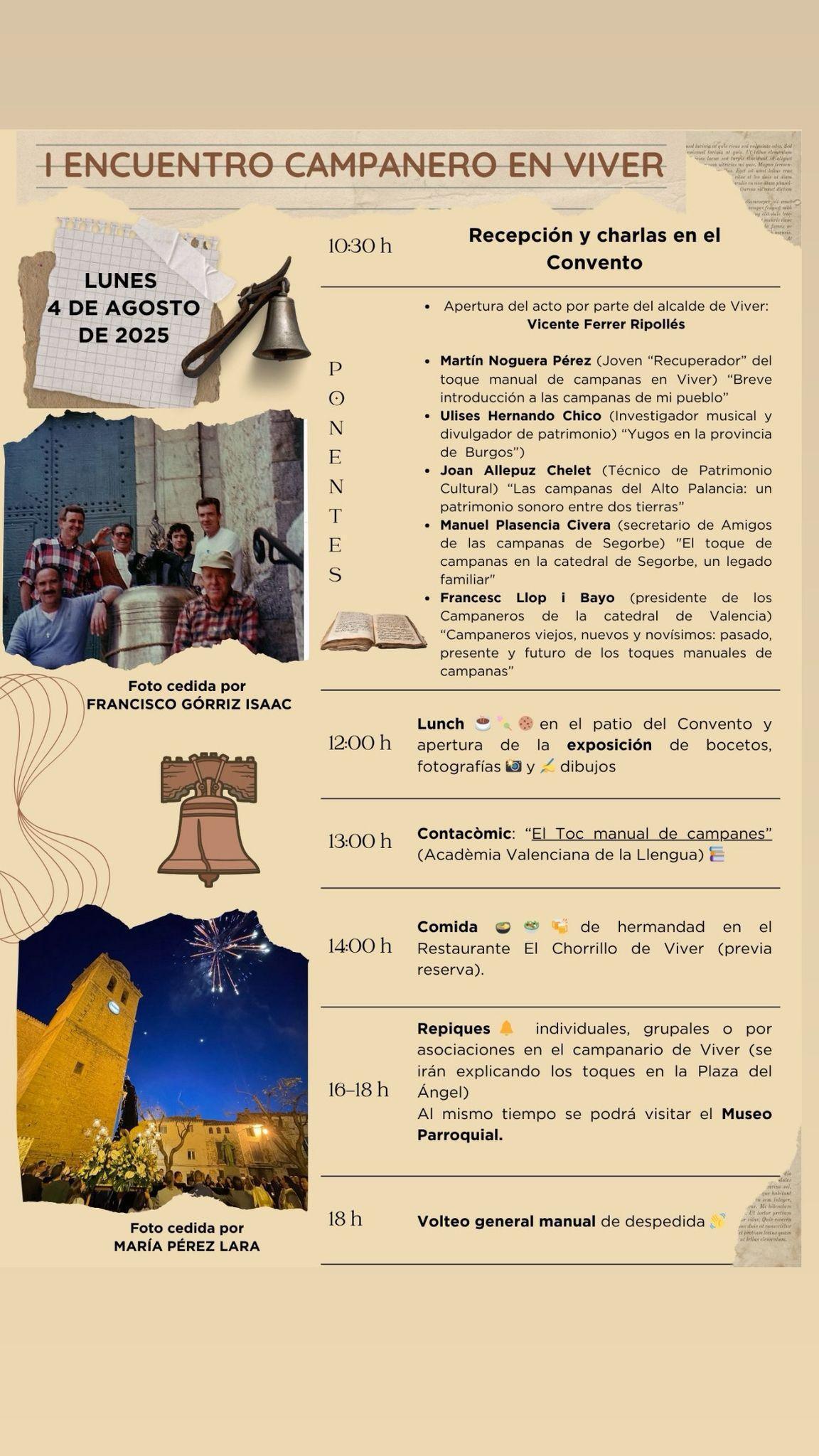 I Encuentro Campanero en Viver en el E.C. El Convento I Encuentro Campanero en Viver en el E.C. El Convento