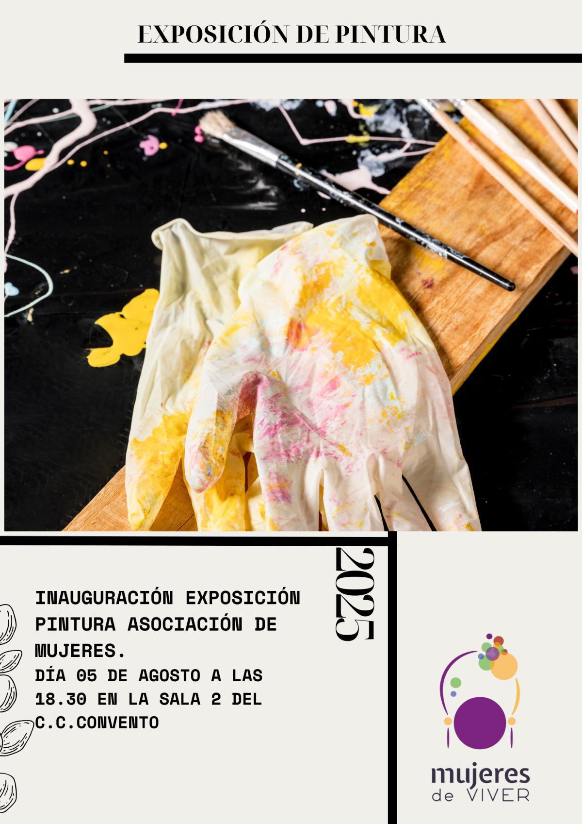 Exposición de pintura de la Asociación de Mujeres de Viver