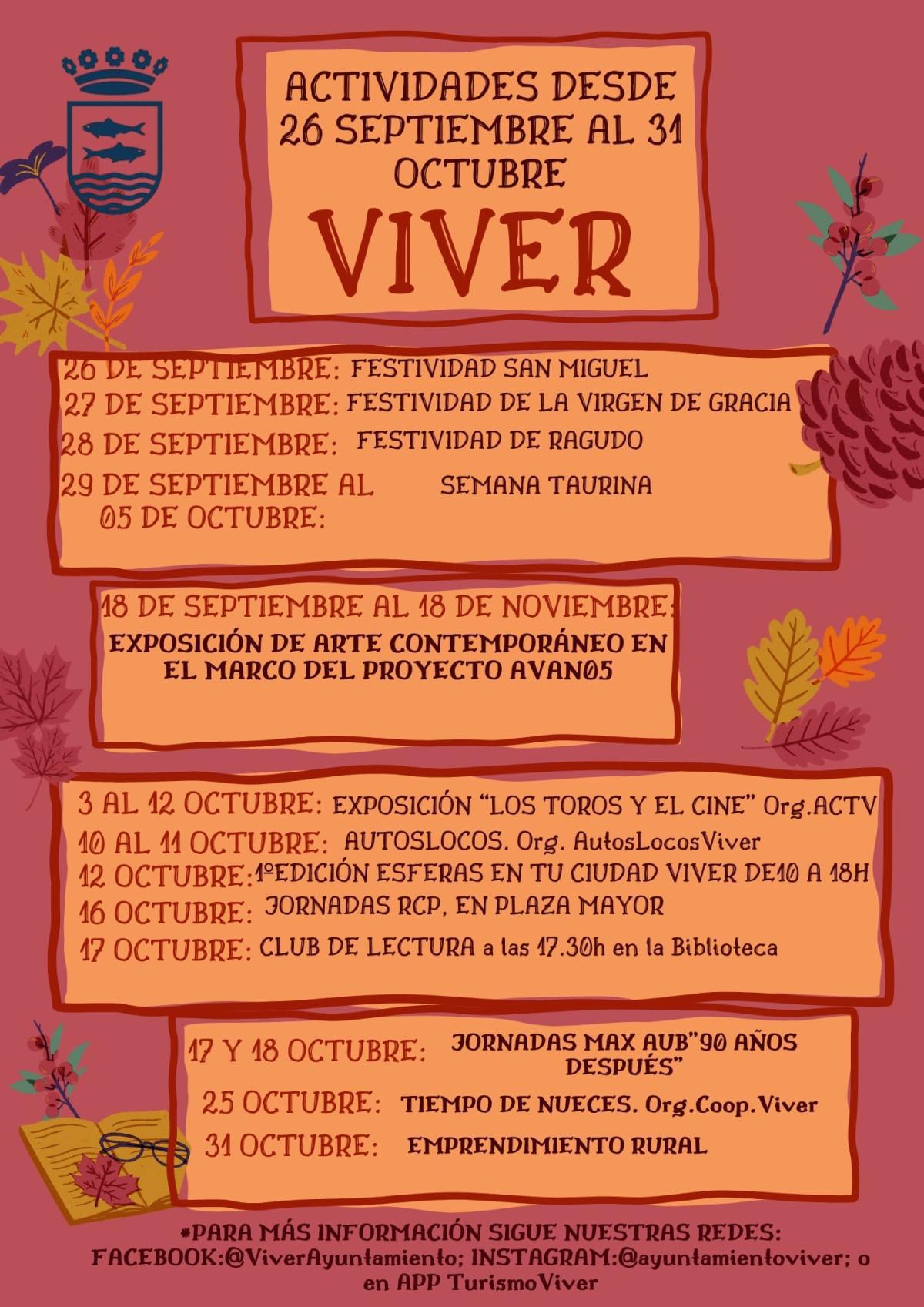 Programa octubre Viver